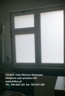 Folia matowa Biała, Mleczna, Mrożona Warszawa Folie matowe