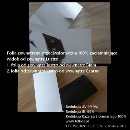 Folkos- folie przeciwsłoneczne Warszawa -redukcja rażenia słonecz.100% ,UV 99%