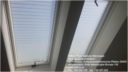 Przeciwsłoneczne folii na okna Fakro, Velux -folie na okna dachowe -przyciemnianie szyb