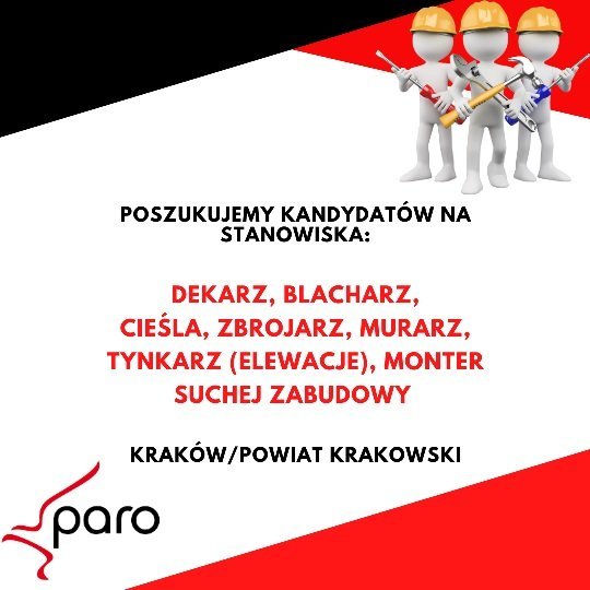 Pracownik ogólnobudowlany - Kraków/powiat krakowski