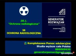 "Ochrona radiologiczna"  Kompleksowa pomoc edukacyjna Studia