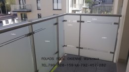 Folie matowe zewnetrzne na balkony - trwałość zewnętrzna folii 5-7 lat Oklejamy BALKONY