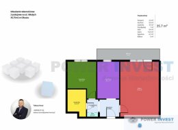 Mieszkanie 2-pokojowe Oś. Młodych Olkusz 35,75m2