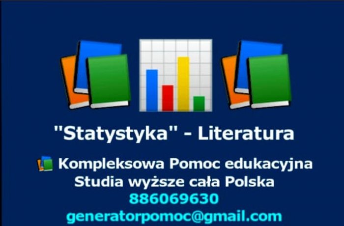 Statystyka - Literatura, Publikacje, Wykłady, Skrypty