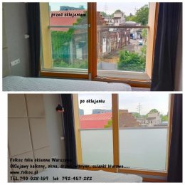 Folie na balkon Kolejowa, Rydygiera, Popularna, Włodarzewska, Przasnyka.