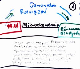 "Funkcja produkcji, koszt całkowity minimalny, elastyczność" - Zestaw 4 rozwiązań. poziom - Studia
