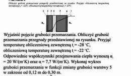 "Obliczyć grubość przemarzania przegrody płaskiej" - Zestaw 1 rozwiązania. Poziom - Studia.