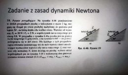 "Zasady Dynamiki Newtona 2" - Zestaw 6 rozwiązań. poziom - Studia