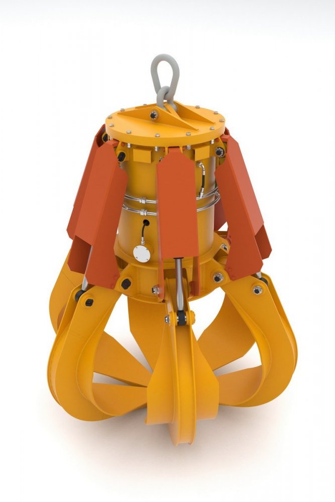 Chwytak elektrohydrauliczny do suwnicy 3000 litrów