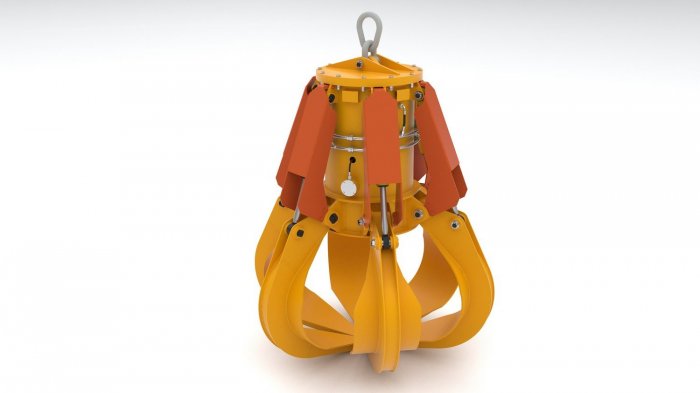 Chwytak elektrohydrauliczny do suwnicy 3000 litrów