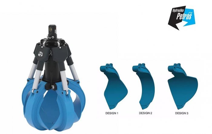 Części do chwytaka do złomu siłowniki pazury, sworznie