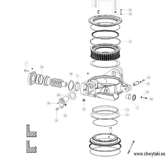 Części zamienne do Indexator obr&oacute;t rotator GV6 IR25 inne
