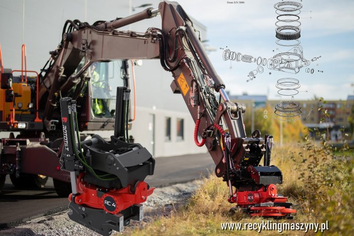 Części zamienne do rototilt RT40 RT 60 RT60B