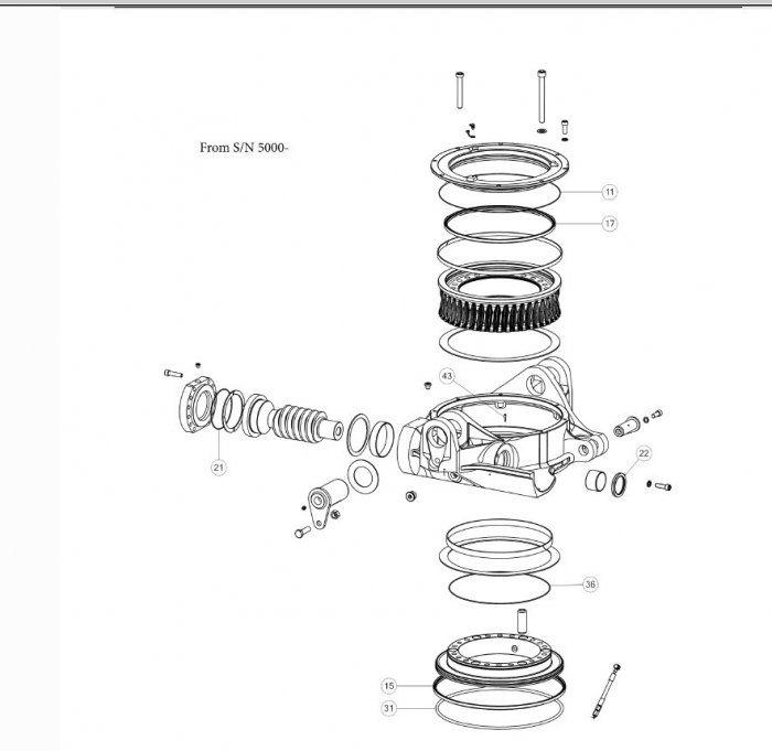 Części zamienne i uszczelnienia do ROTOTILT RT20 RT60B RT