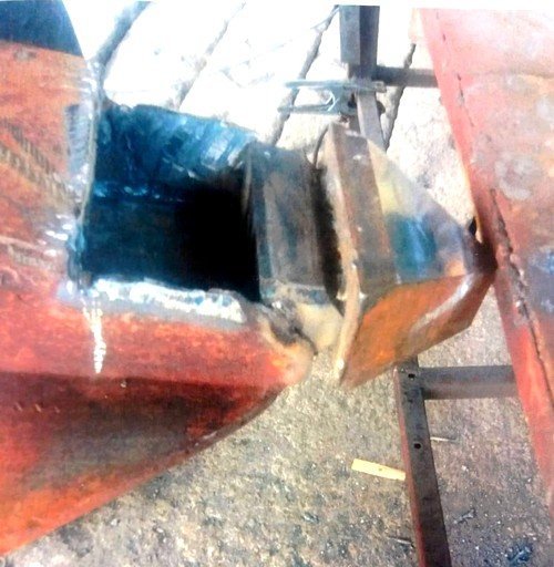 Końcówka pazura chwytaka do złomu - grot zakończenie