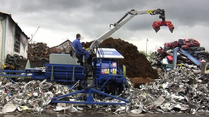 Prasonożyce do cięcia złomu