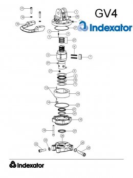 Rotator Indexator IR12 części uszczelnienia wszystkie części