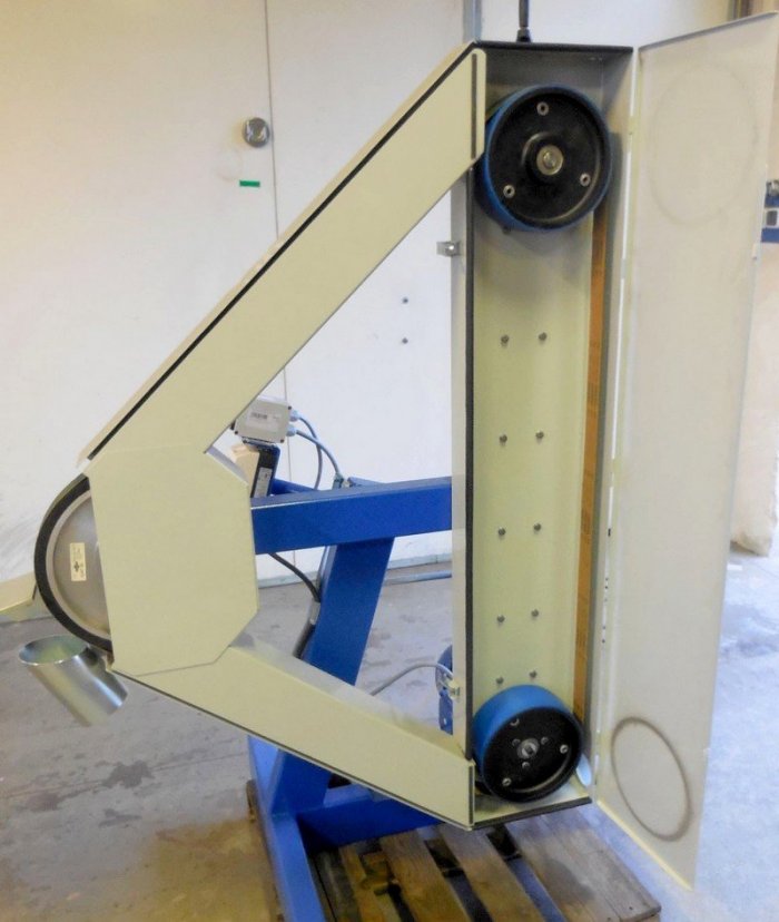 Szlifierka taśmowa do metalu Gekon 100 stacjonarna