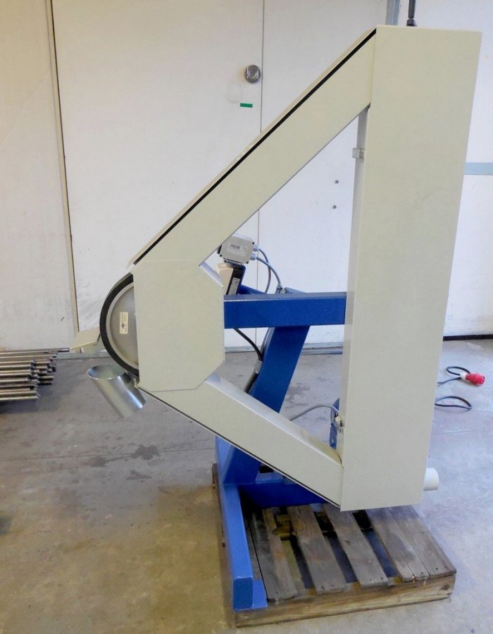 Szlifierka taśmowa do metalu Gekon 100 stacjonarna