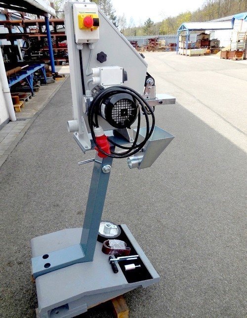 Szlifierka taśmowa do metalu Gekon 100 stacjonarna