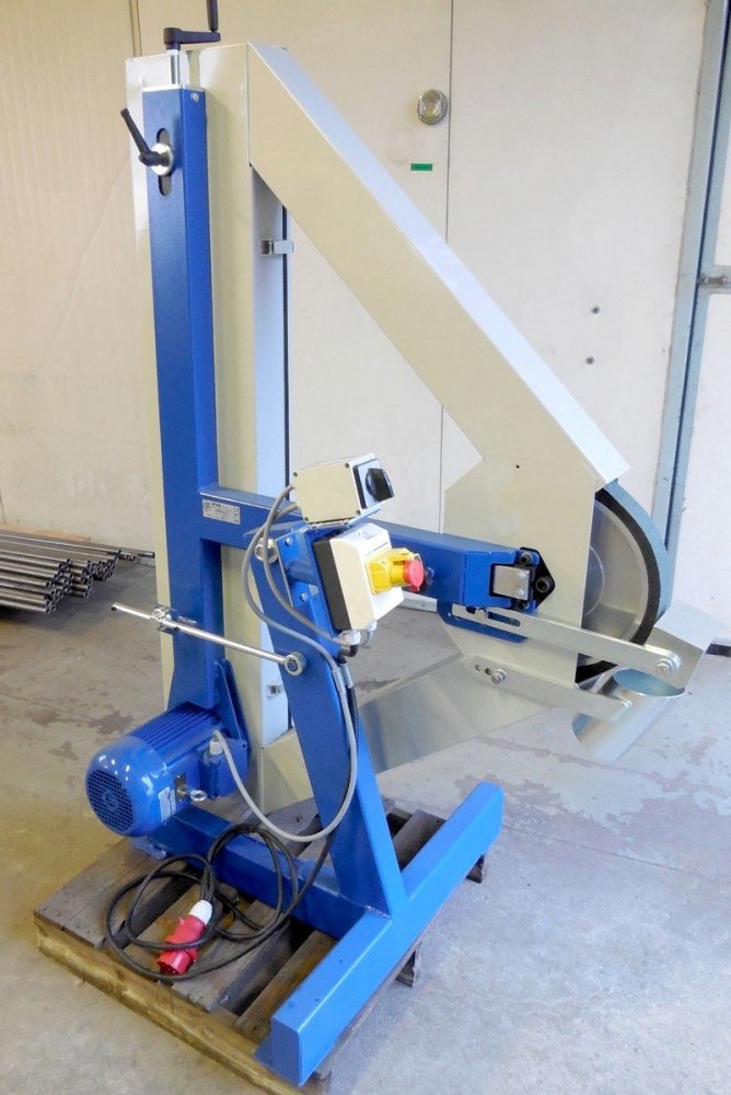 Szlifierka taśmowa do metalu Gekon 100 stacjonarna