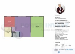 Stylowe Mieszkanie 2-pokojowe w Olkuszu, 33,20m²