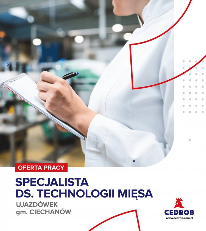 MŁODSZY SPECJALISTA DS. TECHNOLOGII W DZIALE TECHNOLOGII I WDROŻEŃ