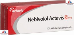 Nebivol Actavis 5mg 98 tabl.