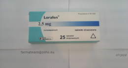 FarmaTeam - Estazolam 2mg, Lorafen 2,5mg Wysyłka w 24h