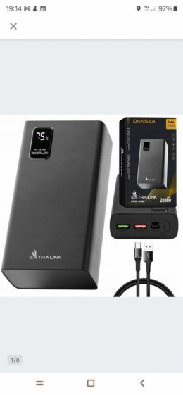 Powerbank Extralink 20000 mAh czarny