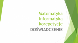 Matematyka, fizyka, informatyka, korepetycje online