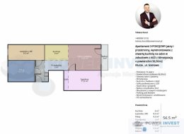 Apartament 3-pok w wysokim standardzie 56,50m2