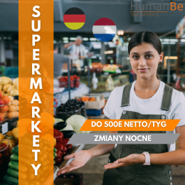 SUPERMARKETY - NOCNA ZMIANA - AMSTERDAM - ZAKWATEROWANIE