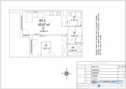 Mieszkanie 2 pokojowe (45,87m2) - Krowodrza