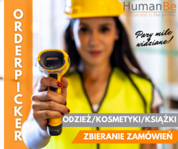 ORDERPICKER - MAGAZYN HOLANDIA - PARY