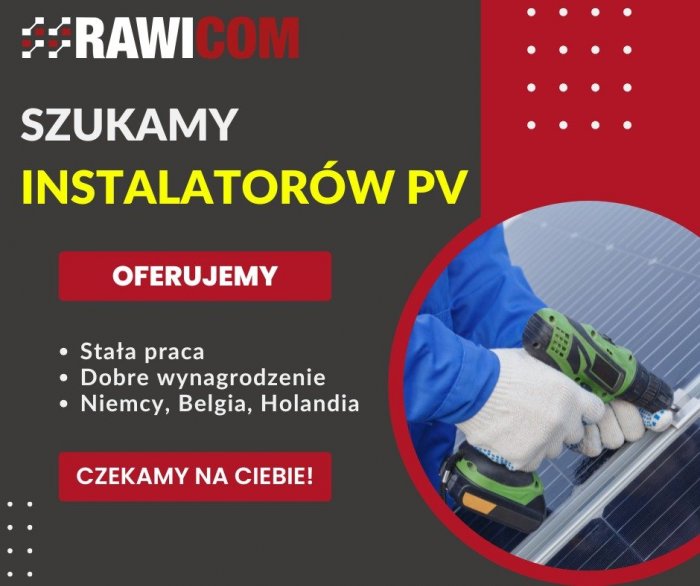 Monter Instalacji Fotowoltaicznych - projekty zagraniczne