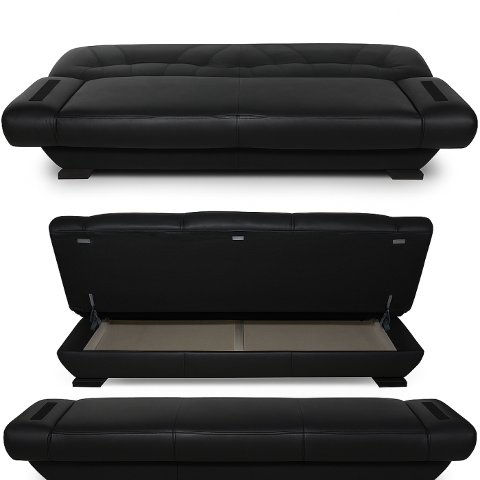 Bestsellerowa wersalka Gala - sk&oacute;ra naturalna