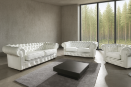 Bestsellerowy ponadczasowy komplet CHESTERFIELD SZEROKI⁣