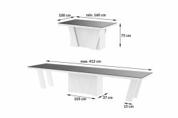 Stół Grande rozkładany aż do 412cm