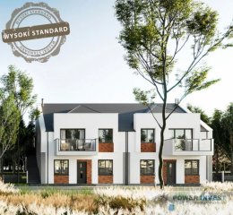 Bliźniak w cichej okolicy, 120 m2 ogródek