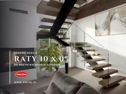 Schody na raty 10×0% - piękno i jakość dostępne od ręki!