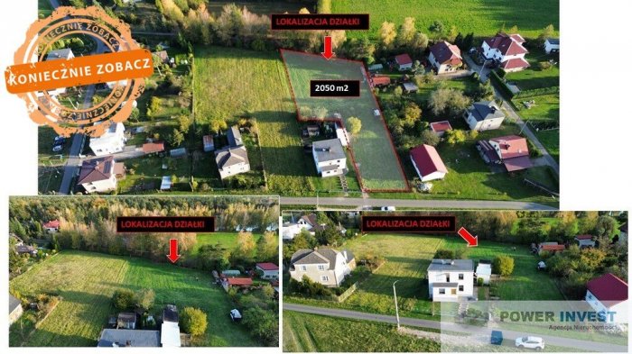 ŚWIETNA LOKALIZACJA/GOTOWA DO ZABUDOWY !!!