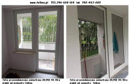 Folia wenecka na okno w mieszkaniu- Bródno, Targówek, Marki -Oklejamy okna folią wenecką