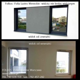 Folia wenecka na okno w mieszkaniu- Bródno, Targówek, Marki -Oklejamy okna folią wenecką