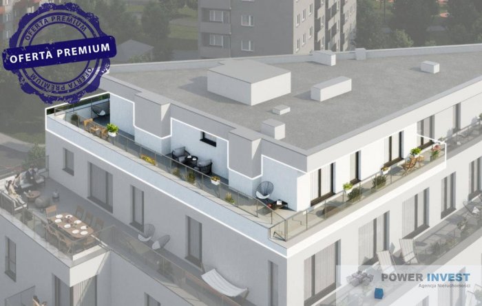 Wyjątkowy apartament 4-pokojowy z tarasem 58m2
