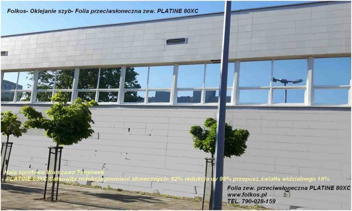 Folia z filtrem UV i IR Warszawa - Folie przeciwsłoneczne zewnętrzne FOLKOS