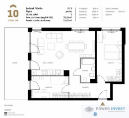 Duże, ustawne 3 pokojowe mieszkanie 70m2