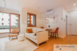 Nowoczesny apartament z dużym tarasem blisko Wisły