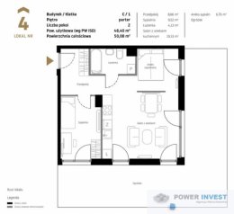 Topowa lokalizacja - 2 pokoje 48,40m2 z ogródkiem