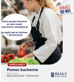 Pomoc Kuchenna w Hotelu Biały Gościniec